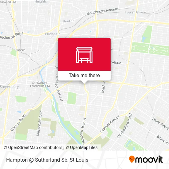 Hampton @ Sutherland Sb map