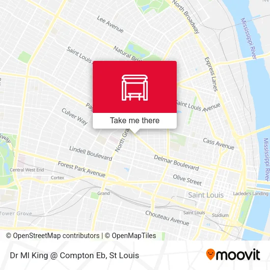 Dr Ml King @ Compton Eb map