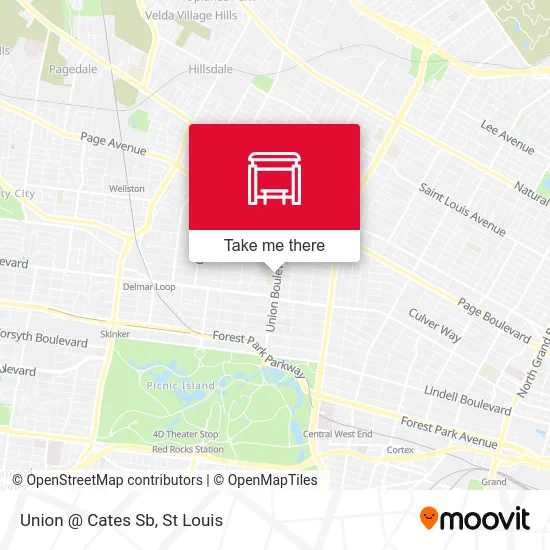 Union @ Cates Sb map