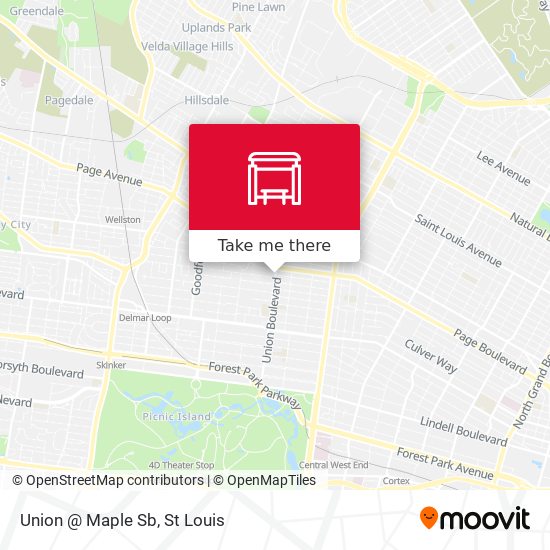 Union @ Maple Sb map