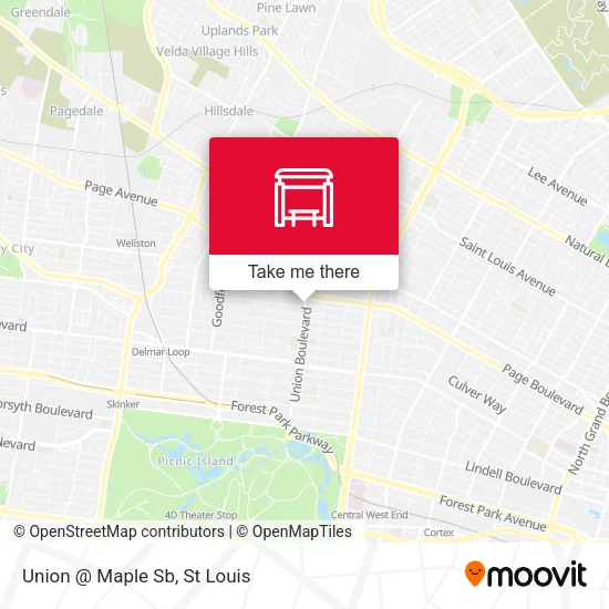 Mapa de Union @ Maple Sb