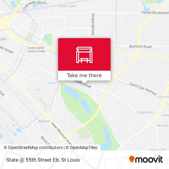 State @ 55th Street Eb map