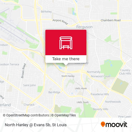 Mapa de North Hanley @ Evans Sb