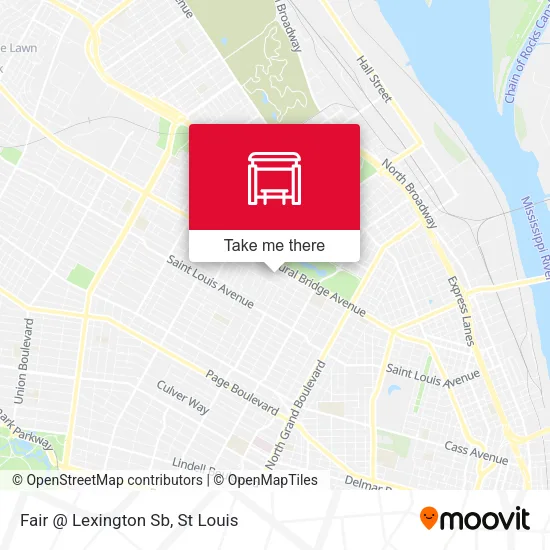 Fair @ Lexington Sb map