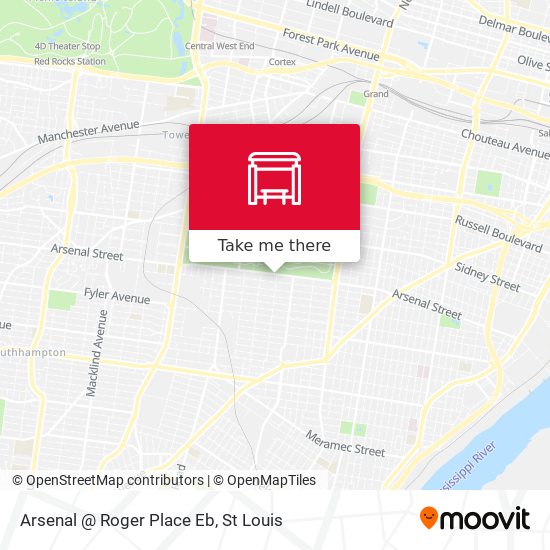 Arsenal @ Roger Place Eb map