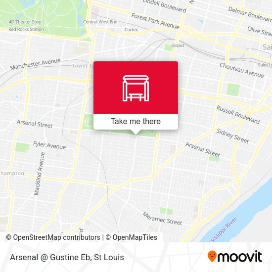 Arsenal @ Gustine Eb map