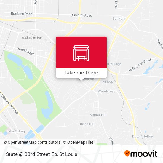 State @ 83rd Street Eb map