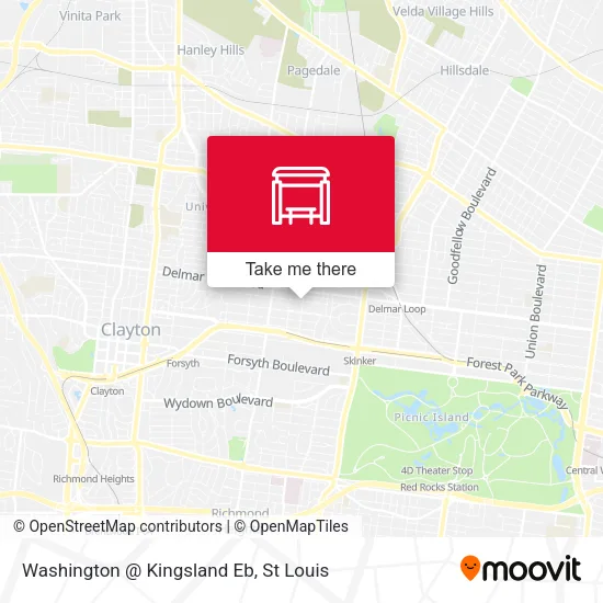 Mapa de Washington @ Kingsland Eb