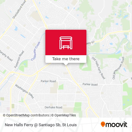 Mapa de New Halls Ferry @ Santiago Sb