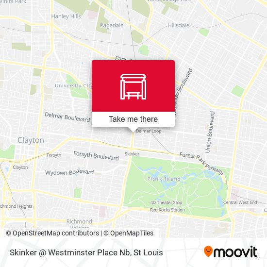Skinker @ Westminster Place Nb map
