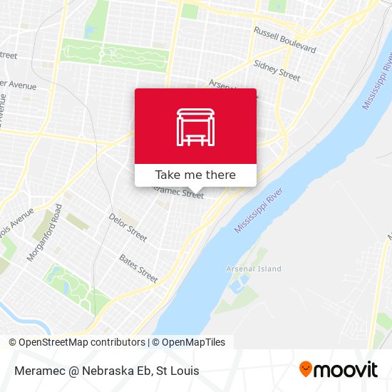 Meramec @ Nebraska Eb map