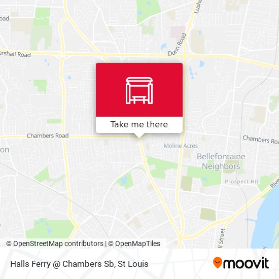 Mapa de Halls Ferry @ Chambers Sb