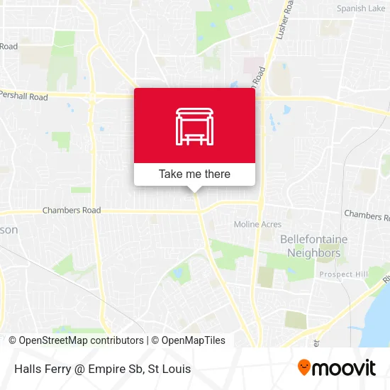 Mapa de Halls Ferry @ Empire Sb