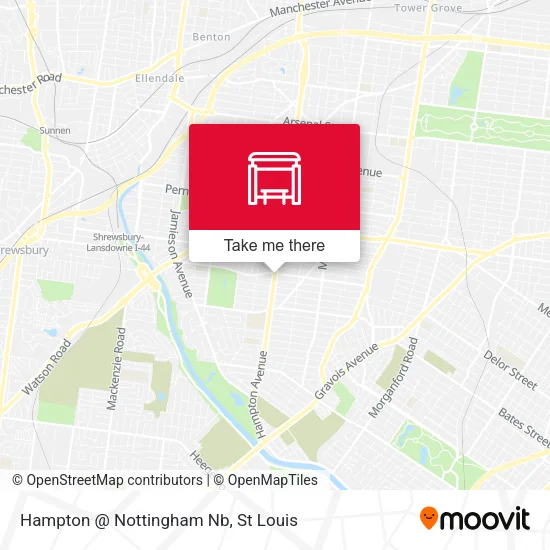Mapa de Hampton @ Nottingham Nb