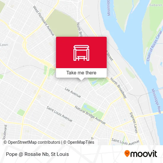 Pope @ Rosalie Nb map