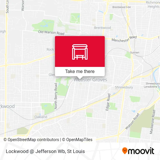 Lockwood @ Jefferson Wb map