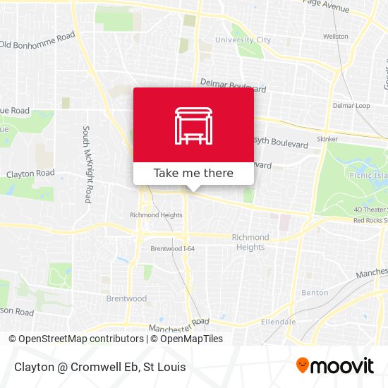 Clayton @ Cromwell Eb map