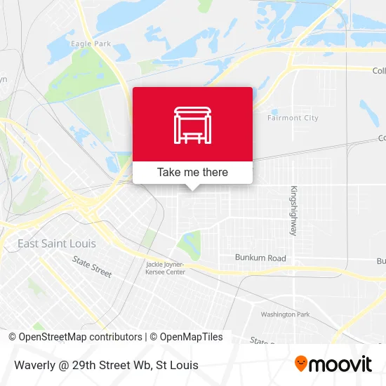 Waverly @ 29th Street Wb map