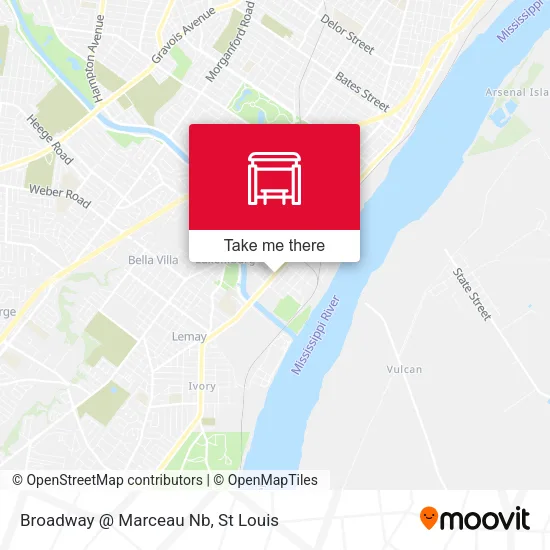Mapa de Broadway @ Marceau Nb
