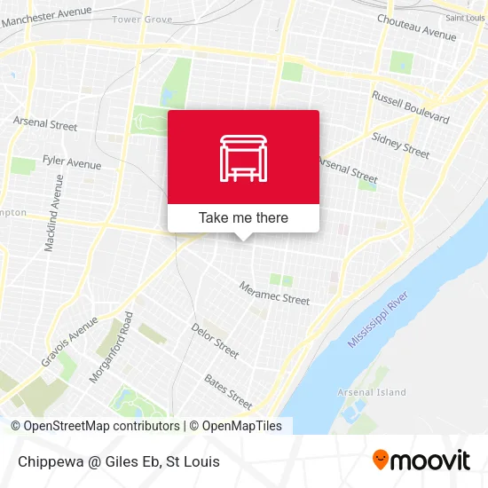 Chippewa @ Giles Eb map