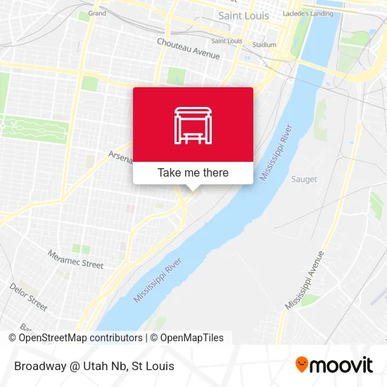 Broadway @ Utah Nb map