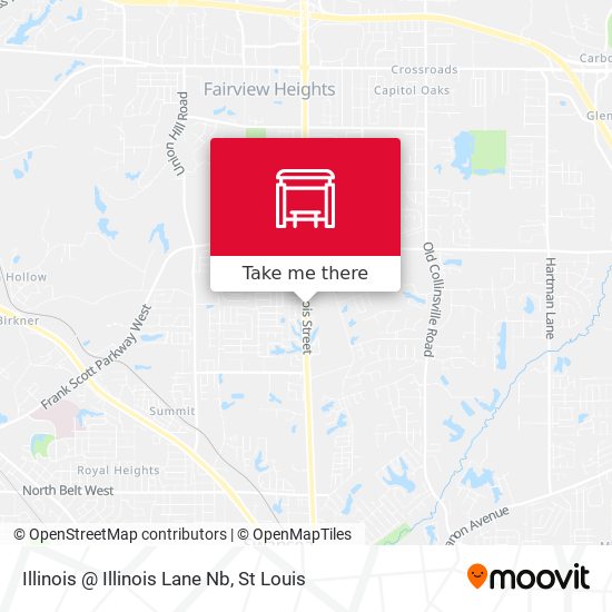 Mapa de Illinois @ Illinois Lane Nb