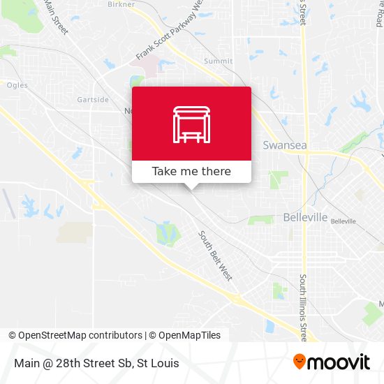Main @ 28th Street Sb map