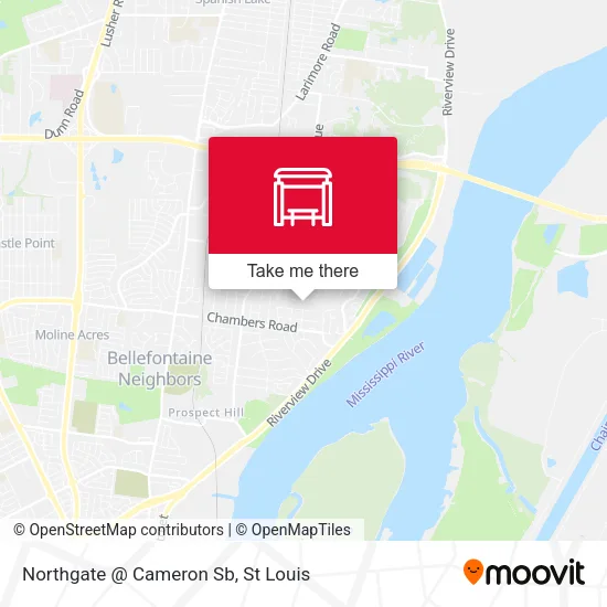 Northgate @ Cameron Sb map