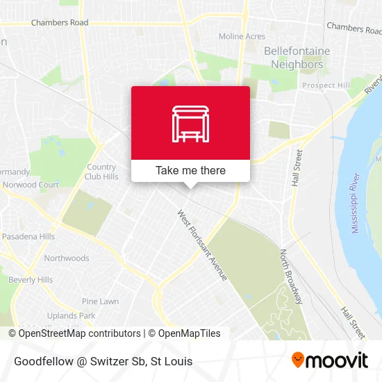 Goodfellow @ Switzer Sb map