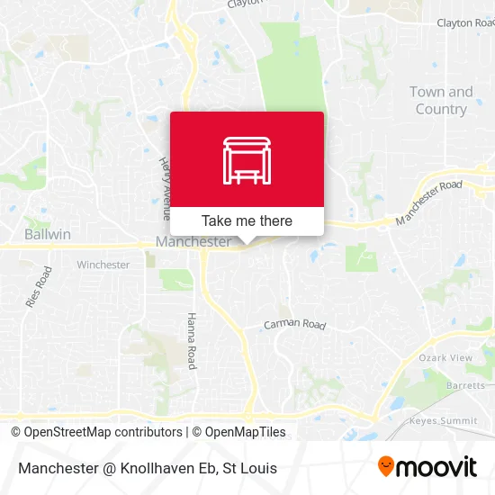 Manchester @ Knollhaven Eb map