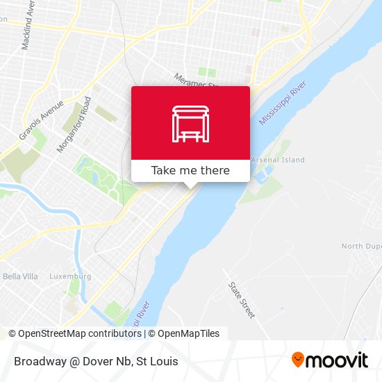 Broadway @ Dover Nb map