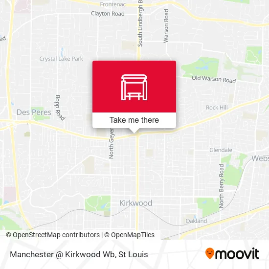 Mapa de Manchester @ Kirkwood Wb