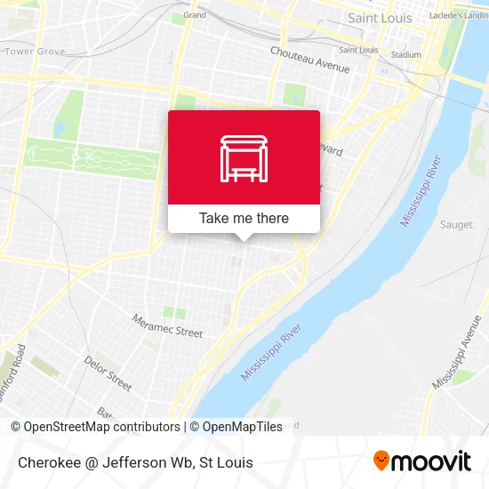 Mapa de Cherokee @ Jefferson Wb