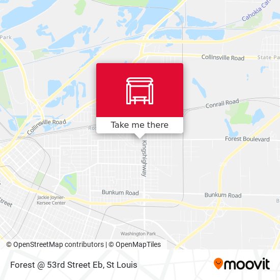 Mapa de Forest @ 53rd Street Eb