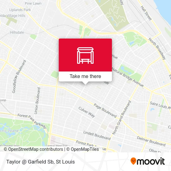 Taylor @ Garfield Sb map