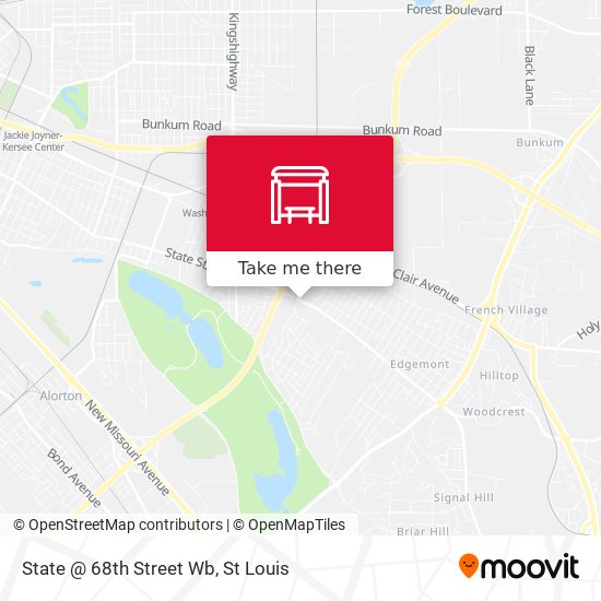 State @ 68th Street Wb map