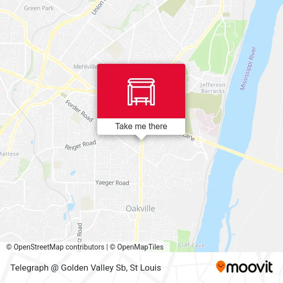 Telegraph @ Golden Valley Sb map