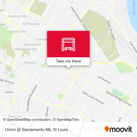 Mapa de Union @ Sacramento Nb