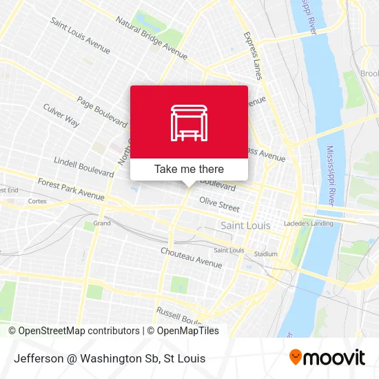 Mapa de Jefferson @ Washington Sb