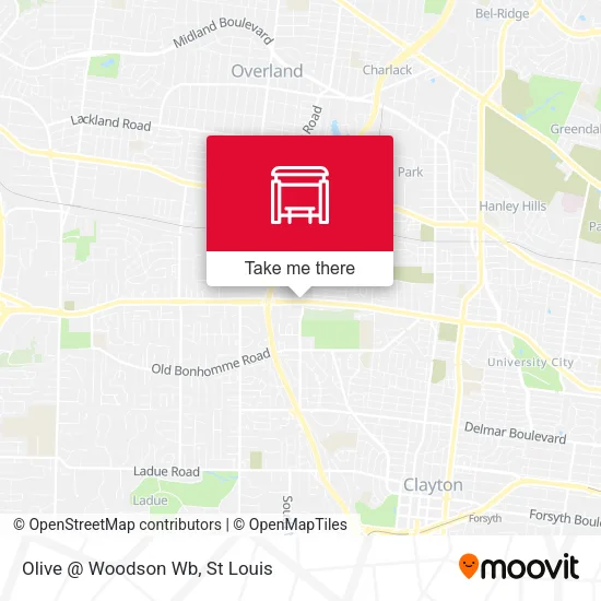Mapa de Olive @ Woodson Wb