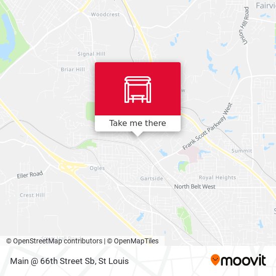 Mapa de Main @ 66th Street Sb