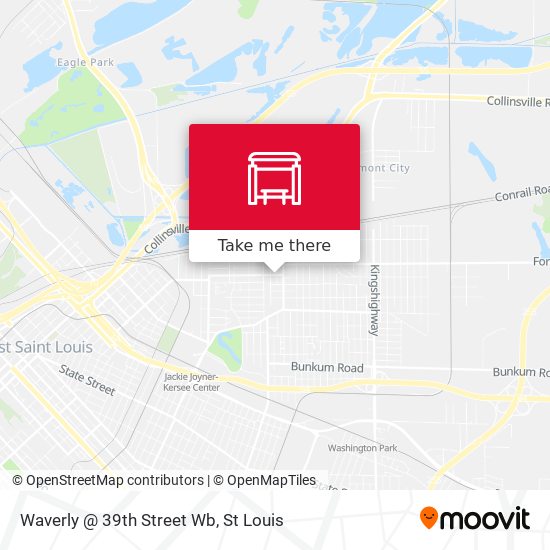Waverly @ 39th Street Wb map