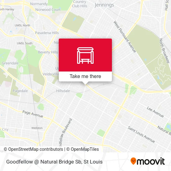 Mapa de Goodfellow @ Natural Bridge Sb