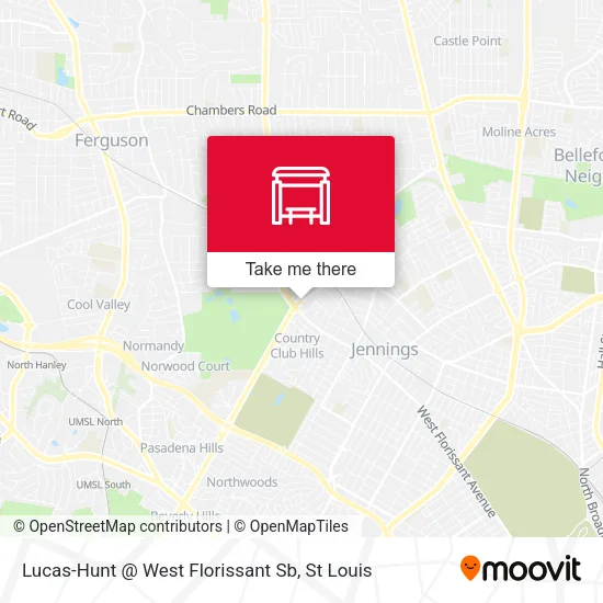 Mapa de Lucas-Hunt @ West Florissant Sb