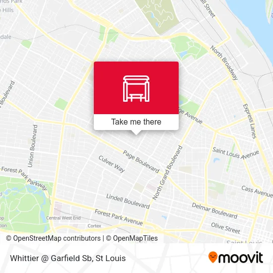 Mapa de Whittier @ Garfield Sb