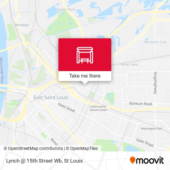 Mapa de Lynch @ 15th Street Wb