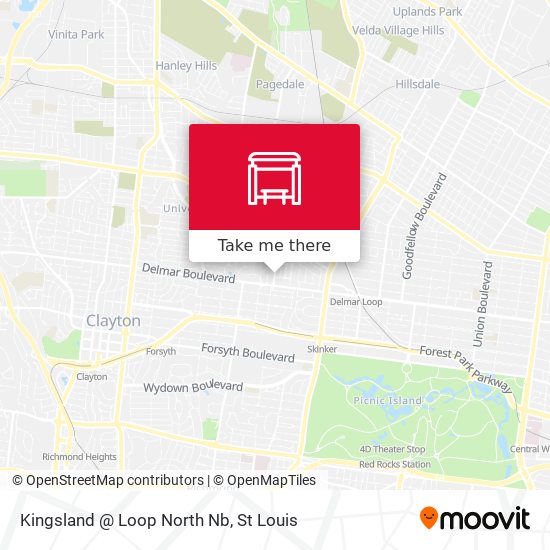 Mapa de Kingsland @ Loop North Nb