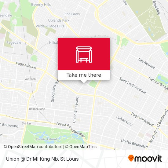 Union @ Dr Ml King Nb map