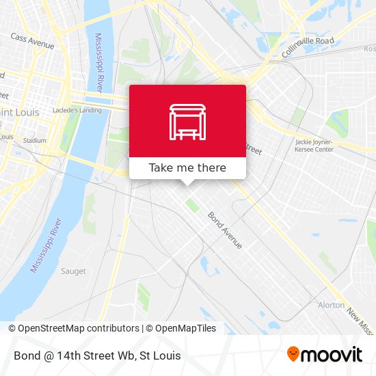 Mapa de Bond @ 14th Street Wb