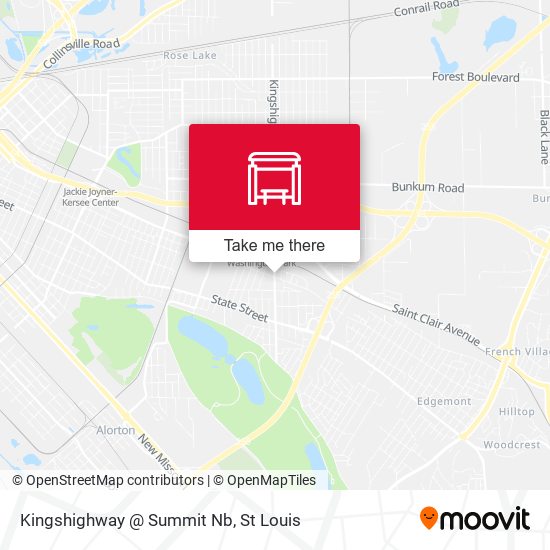 Mapa de Kingshighway @ Summit Nb